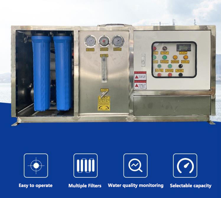 4000L/Day Marine Seawater Desalination System(图1)